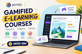 create an interactive genially presentation for e learning and gamification
