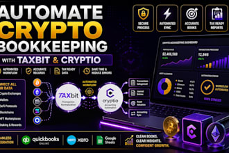 automate crypto bookkeeping using taxbit and cryptio