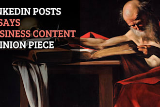 be your professional business ghostwriter for articles and content