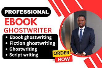 ghostwrite you fiction and non fiction book