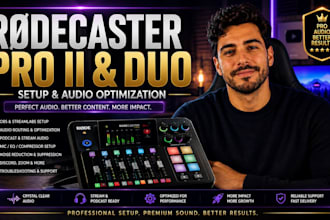 setup your rodecaster pro ii, duo, obs and podcast audio