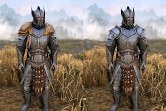 create and port custom weapon and armor mod for skyrim, fallout4, arma3 and gmod