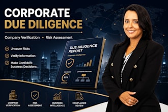 conduct corporate due diligence and company investigation report