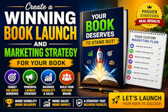 create a winning book launch and marketing strategy for your book