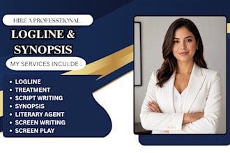 write synopsis logline treatment for book manuscript  screenplay treatment