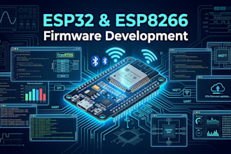 develop esp32 and esp8266 firmware using esp idf and freertos