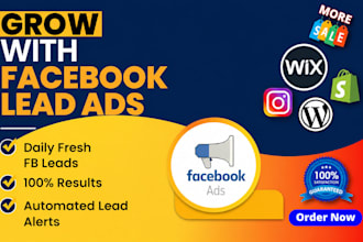 create and manage facebook lead generation ads for leads and sales