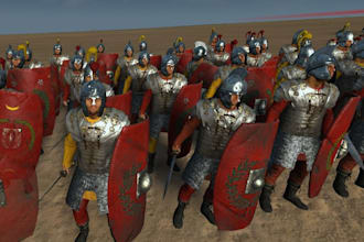 do model and rig custom units for total war rome 2 mods, blade 2bannerlord mod