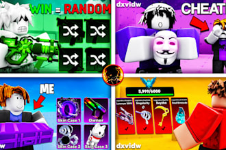 design eye catching roblox youtube thumbnail