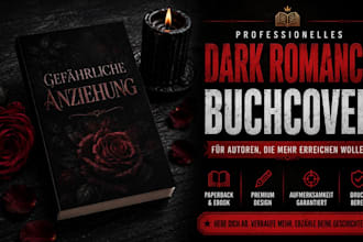 ausdrucksstarkes buchcover fur dark romance romane