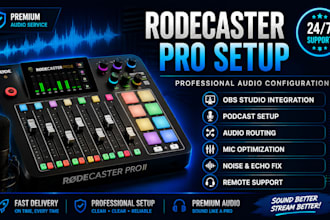 setup and optimize rodecaster pro 2 or duo for streaming and podcast