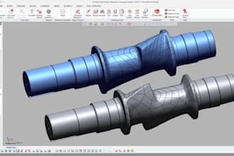 do reverse engineering, scan to cad, image to cad and stl to step conversion dfm