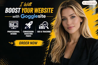 design a professional google sites website for your business