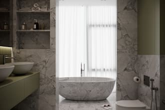 create photorealistic bathroom and spa interior renders