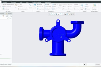 design mechanical drawings in creo and autocad