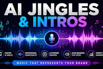 produce a custom ai jingle, podcast intro, or brand audio