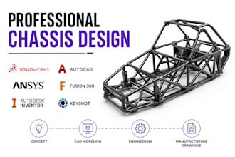 design professional chassis from scratch with solidworks