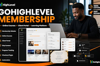 gohighlevel membership ghl website gohighlevel online course ghl client portal