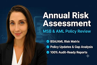 conduct your annual msb aml risk assessment and policy review