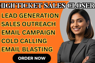 sales closer sales representative lead generation sales person high ticket sales
