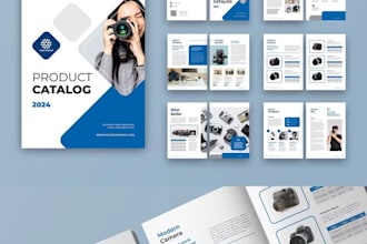 design a professional brochure or catalog