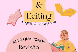 proofread and edit your portuguese or english text