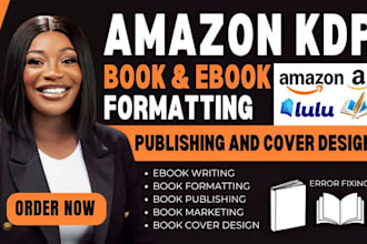 book formatting kindle book publishing paperback hardcover formatting