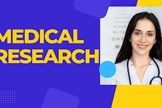 write medical research articles and case reports