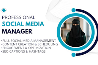 be your social media marketing manager and growth strategist