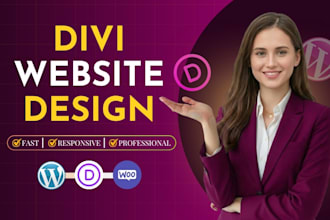 build a stunning website using divi builder as a divi expert