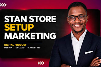 do stan store setup, stan store marketing, digital product, stan store design