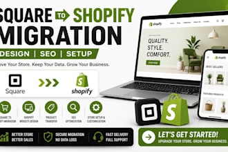 migrate square to shopify, square website design, square migration, square SEO