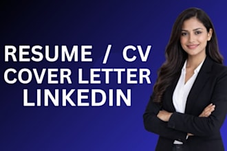 do resume, linkedin, cover letter,