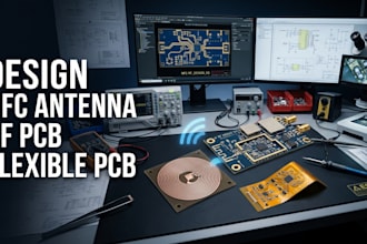 design nfc an design nfc antenna, rf pcb, and flexible pcb for embedded systems