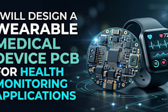 design a wearable medical device pcb for health monitoring applications