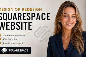 build squarespace website design, redesign squarespace, website development