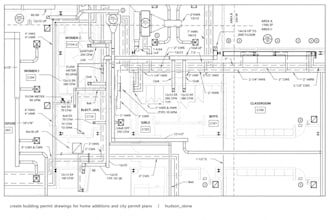 create building permit drawings for home additions and city permit plans