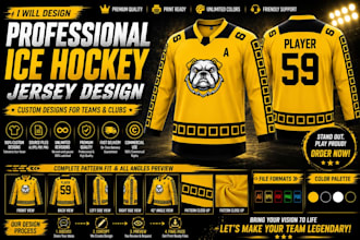 design custom ice hockey jersey for teams and clubs