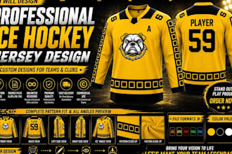 design custom ice hockey jerseys for teams and clubs