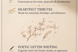 write an emotional and symbolic poem inspired by your story
