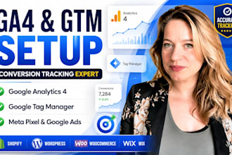 set up ga4 GTM google analytics 4 conversion tracking and pixel setup
