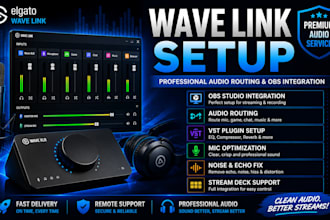 setup and optimize elgato wave link for streaming and recording