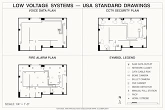 design professional fire protection and fire detection system drawings