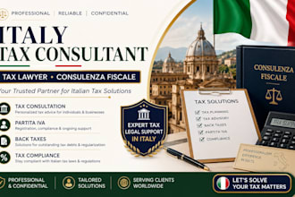 be italy tax consultant, tax lawyer consulenza fiscale, back taxes, partita iva
