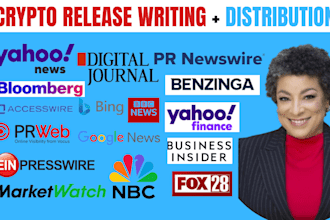 crypto press release distribution blockchain nft press release web3 PR crypto PR