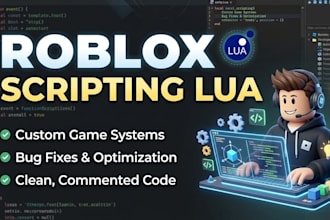 write custom roblox lua scripts for your game