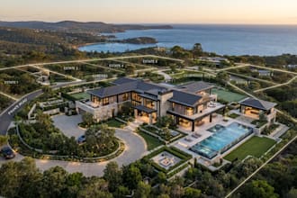 design a luxury estate master plan site layout and property map