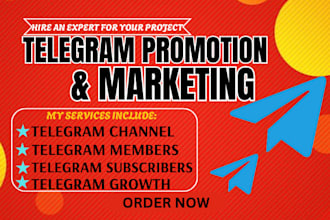 do telegram promotion, organic telegram marketing,  increase telegram members