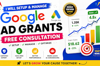 setup and manage your google ads adwords grants campaigns
