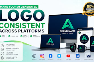 make your ai generated logo consistent across platforms